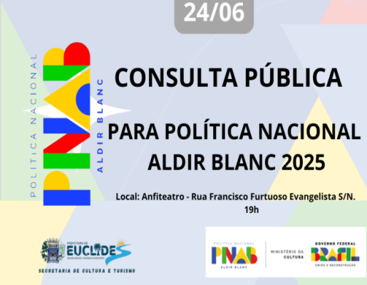 CONSULTA PÚBLICA PARA POLÍTICA NACIONAL ALDIR BLANC 2025
